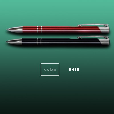 CUBA - Metal Ball Pen (500 Units Per Carton)