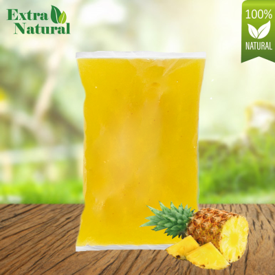 [Extra Natural] Frozen Pineapple Puree 500g
