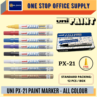 UNI Paint Marker PX21 - ( YELLOW COLOUR )
