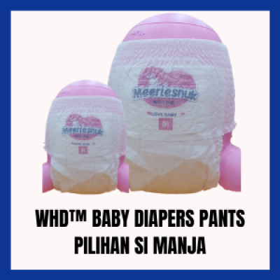 WHD Baby Diapers Pants Size L 300pcs 1 bundle ( BP B0010)