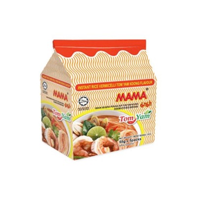 MAMA ORIENTAL STYLE INSTANT RICE VERMICELLI TOM YAM KOONG FLAVOUR 55g x 5 Packs