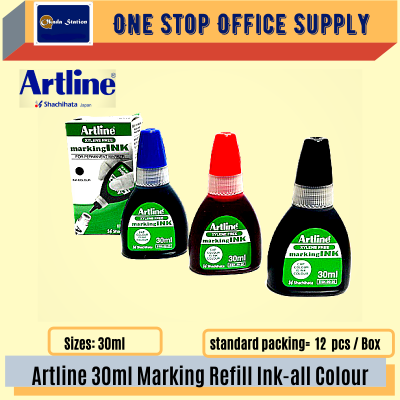 Artline 30ML MARKING REFILL INK - ( BLUE )