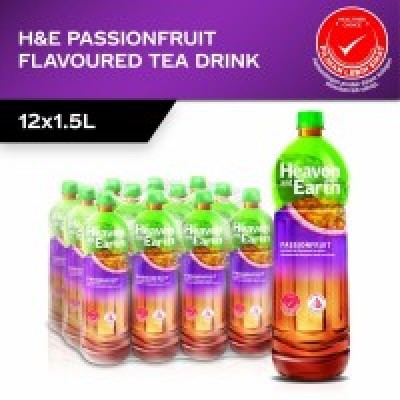 Heaven & Earth Passion Fruit Tea PET 1.5l x 12