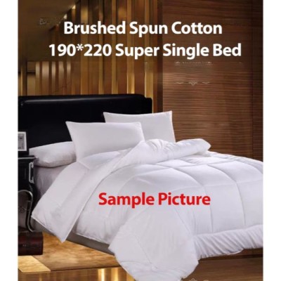 Duvets Brushed Spun Cotton 190*200 Super Single Bed