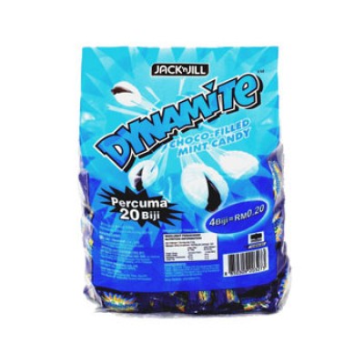 Dynamite Choco-Filled Mint Flavoured Candy 320 x 2.5g