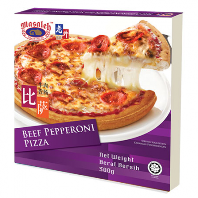 Michigan Pizza 9 inch - 300g x 12 Box ( Frozen ) Beef Pepperoni