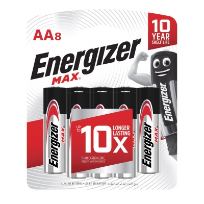 AA Energizer Batteries 8Pcs