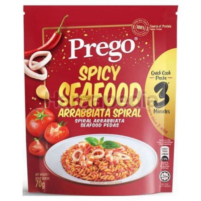 Prego Spicy Seafood Arrabbiata Spiral 70g
