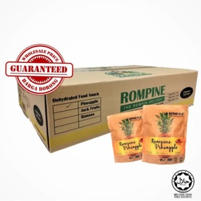 [Carton] Rompine Dried Pineapple (MD2) Healthy Fruit Snack (HALAL)