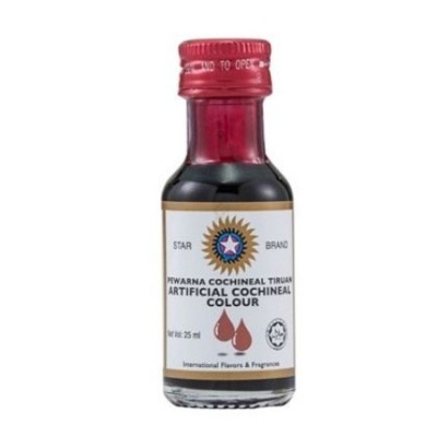 STAR BRAND Food Coloring- Cochineal Red 25ml [KLANG VALLEY ONLY]