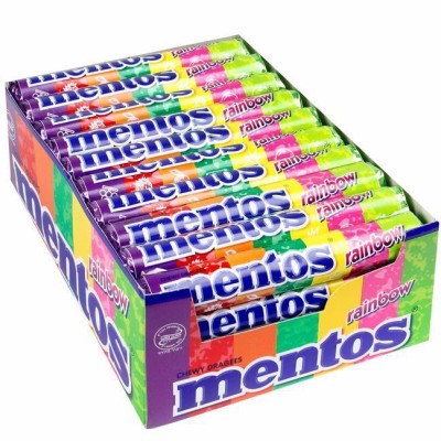Mentos Chewy Dragees Rainbow 24 x 37g