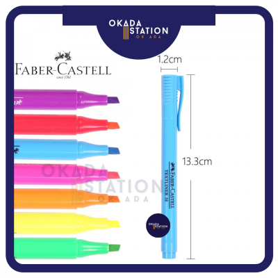 Faber Castell Highlighter Pen 38 - ( ORANGE COLOUR )