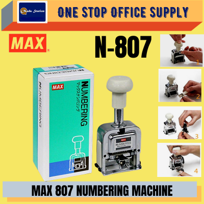 MAX N-807 NUMBERING MACHINE