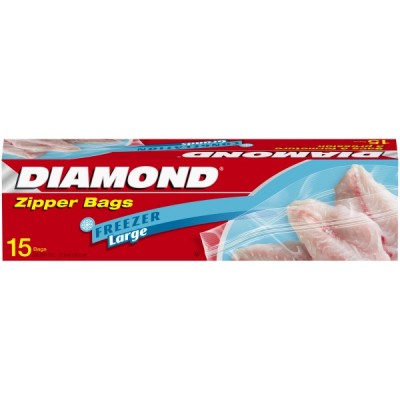 Purchase Wholesale DIAMOND Freezer Bags Zipper Bags Large Freezer 15's 15's  Box (12 boxes per carton) from Trusted Suppliers in Malaysia