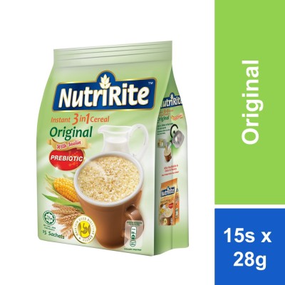Nutririte Instant 3in1 Cereal (Original) 15's x 28g