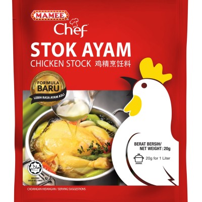 Mamee Chef Chicken Stok 20g