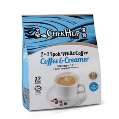 CHEK HUP BLUE 2 IN 1 SUGAR FREE WHITE COFFEE 12 x 30 g [KLANG VALLEY ONLY]