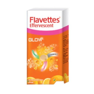 FLAVETTES EFFERVESCENT GLOW TABLET 30'S