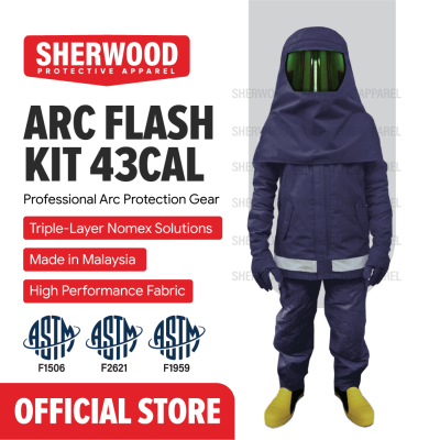 Sherwood Nomex IIIA Arc Flash Suit (HRC 4) - 43Cal (Size : XL)