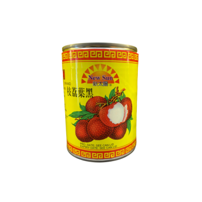 NEW SUN LYCHEES IN SYRUP 567g