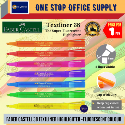 Faber Castell Highlighter Pen 38 - ( GREEN COLOUR )