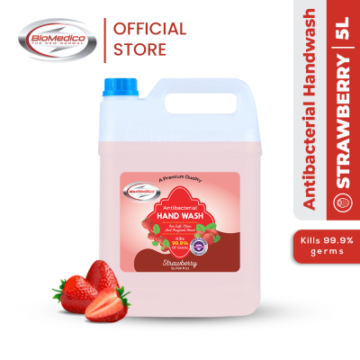 Biomedico Antibacterial Hand Wash (5L) Strawberry