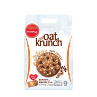 Munchys Oat Krunch Nutty Chocolate Hazelnut 16 packs 416 gm [KLANG VALLEY ONLY]