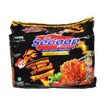 Mi Sedaap Korean Spicy Goreng 87g x 5's