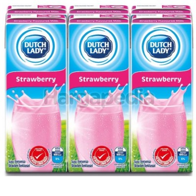 Dutch Lady Strawberry Milk 6x200ml