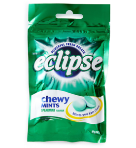 Wrigley  Eclipse Chewy Mints Spearmint Flavour 45g (20 Units Per Outer)