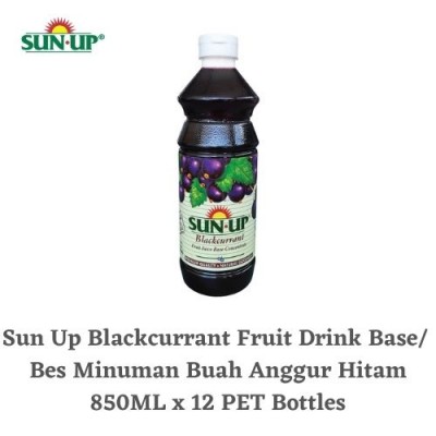 SUN UP - BLACKCURRANT FRUIT DRINK (12 bottles X 850ML)