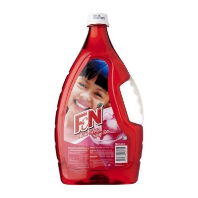 F&N Rose Syrup Cordial 2 litres Drink [KLANG VALLEY ONLY]
