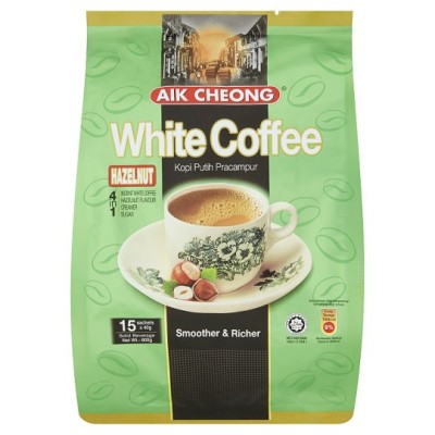 Aik Cheong White Coffee 4 in 1 HAZELNUT 15 x 40 g