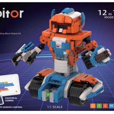 APITOR ROBOT X. EDUCATIONAL BUILDING BLOCK ROBOT KIT. PROGRAMMABLE ROBOT FOR STEM EDUCATION. (12 MODELS IN 1)