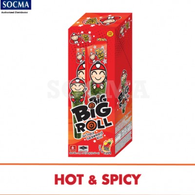 TAO KAE NOI BIG ROLL HOT & SPICY 6S 24X6X3G (24 Units Per Carton)