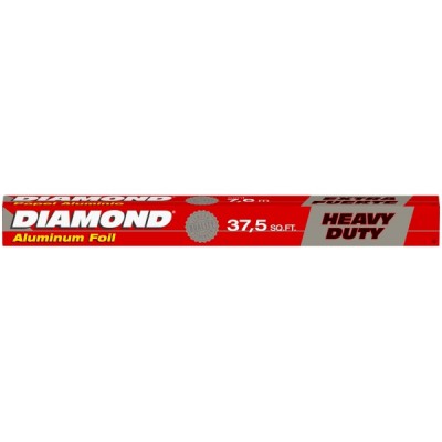 DIAMOND Aluminium Heavy Duty Foil 37.5 SF(7.6m) Box (24 boxes per carton)