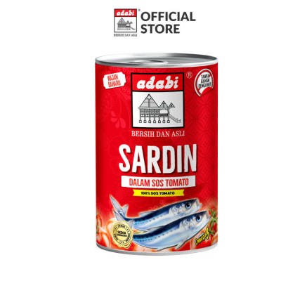 Adabi Sardine Sos Tomato 155g