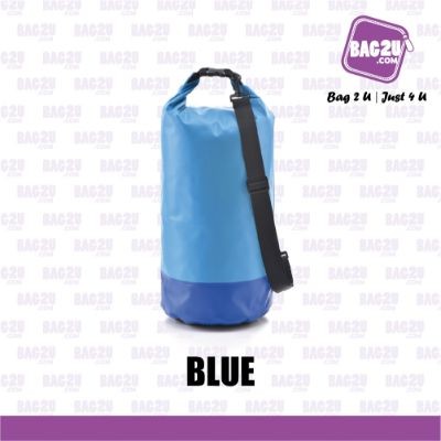 Bag2u 20 Liter Dry Bag (Waterproof) (Blue) SB439 (1000 Grams Per Unit)