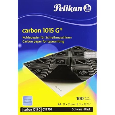Pelikan 1015G A4 Black Carbon Paper (100 pieces box)