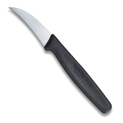 Victorinox Brand Shaping Knife Bird's Beak Edge 6cm - Black (23g Per Unit)