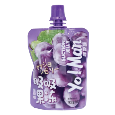 Yo Man Grape Jelly Drinks 60g