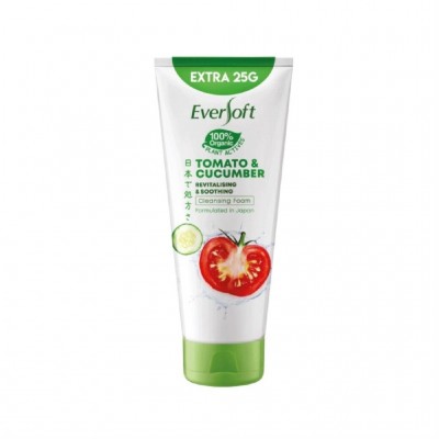 Eversoft facial cleanser tomato foam 2x12x195g