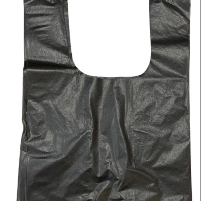 Borong Black Singlet Bag 12 x 13