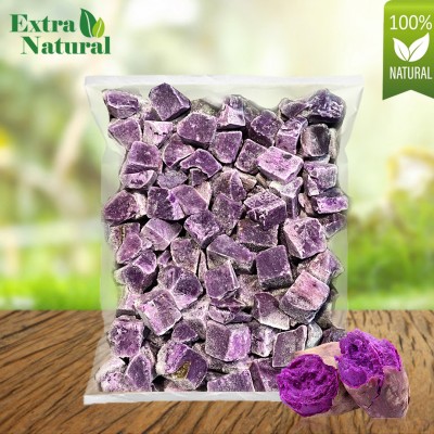 [Extra Natural] Frozen Purple Sweet Potato Cube 1kg (10 units per carton)