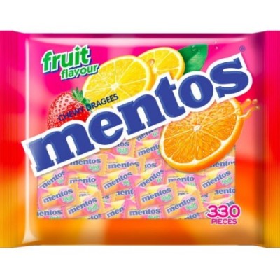 Mentos Chewy Dragees Fruit 330's