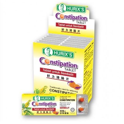 Hurix's Constipation Tablet (12 Units Per Outer)