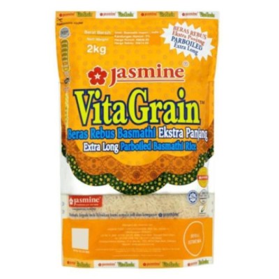 Jasmine Rice BASMATHI REBUS VITA GRAIN 2kg [KLANG VALLEY ONLY]