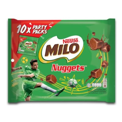 Milo Nuggets Fun Pack 10 x 15g Snacks [KLANG VALLEY ONLY]