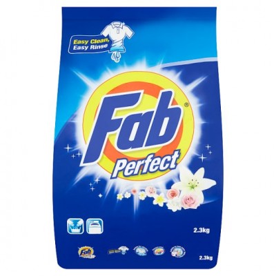 Fab Detergent Powder Perfect (Regular) 5 x 1.9kg