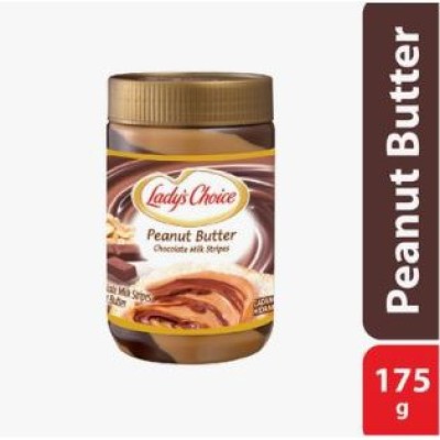 Lady's Choice Peanut Butter Choco Stripe 175g